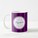 Recherche de rayures violettes tasses Tendance