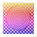 Recherche de illusions optiques carreaux Psychédélique