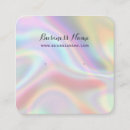 Recherche de couleurs pastel cartes visite Holographique