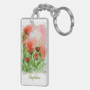 Recherche de coquelicot porteclés Aquarelle