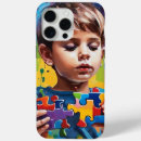 Recherche de puzzle iphone coques Sensibilisation sur l'autisme