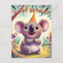 Recherche de ours de koala cartes postales Pour enfants