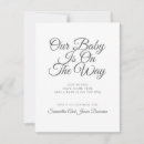 Recherche de souhaits pour le bébé invitations Moderne