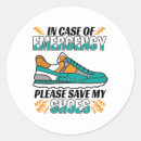 Recherche de chaussures de course autocollants Exécution