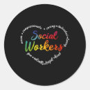 Recherche de travail social autocollants Justice sociale