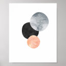 Recherche de la lune et les étoiles posters Pour enfants
