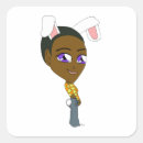 Recherche de illustration de lapin autocollants Adorable