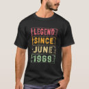 Recherche de légende 1969 tshirts Juin