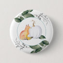 Recherche de renard blanc badges Aquarelle