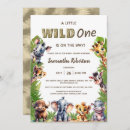 Recherche de wild jungle baby shower invitations Moderne