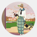 Recherche de golf vintage autocollants Sports
