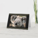Recherche de ours koala mignon vœux cartes Australie