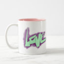 Recherche de graffiti verre givré tasses Grafitti