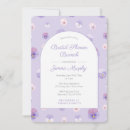 Recherche de lilac bridal shower invitations Fleur sauvage