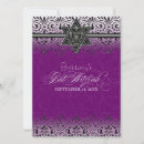 Recherche de célébration juive invitations Violet
