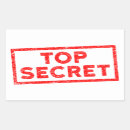 Recherche de top secret autocollants Timbre
