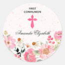 Recherche de première communion de fille autocollants Croiser