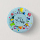 Recherche de naissance badges Anniversaire heureux