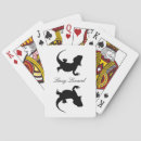 Recherche de lézard jeux de cartes Noir