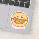 Recherche de smille autocollants Visage souriant