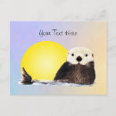 Recherche de cute cartes postales Loutre de mer