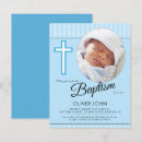 Recherche de verticales 11x14 baptême invitations Baptême de bébé garçon