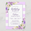 Recherche de purple floral anniversaire invitations Fleurs