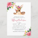 Recherche de deer baby shower fille invitations Botanique
