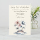 Recherche de summer beach mariage invitations Aquarelle
