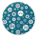 Recherche de hiver flocon neige de boutons et poignées de porte Noël