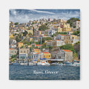 Recherche de paysage grec magnets Bateaux