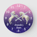 Recherche de licorne rose horloges Violet