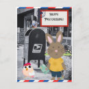 Recherche de oiseau kawaii cartes postales Illustration