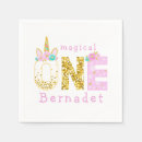 Recherche de licorne mignonne serviettes Parties scintillant or