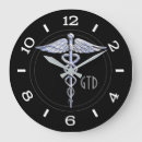 Recherche de symbole médical horloges Caduceus