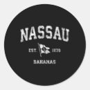 Recherche de nassau autocollants Drapeau