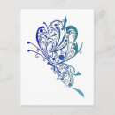 Recherche de motifs géométriques cartes postales Papillon