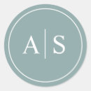 Recherche de mariage autocollants Initiales