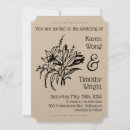 Recherche de timbre mariage invitations Vintage