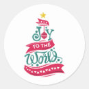 Recherche de joy to the world autocollants Typographie