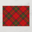Recherche de tartan cartes postales Rouge