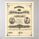 Recherche de certificat mariage posters Vintage