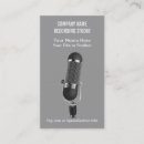 Recherche de maître de cérémonie cartes visite Chanteur