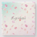 Recherche de pétales fleur de dessous de verres Aquarelle