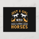 Recherche de fille de cheval cartes postales Poney