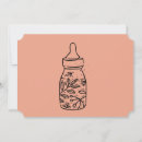 Recherche de baby bottle invitations Rose
