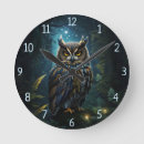 Recherche de nuit horloges Chouette