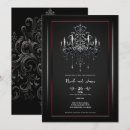 Recherche de lustre gothique invitations Élégant