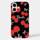 Recherche de cerises rouges iphone coques Féminin
