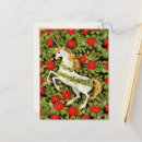 Recherche de licorne rouge cartes postales Vert